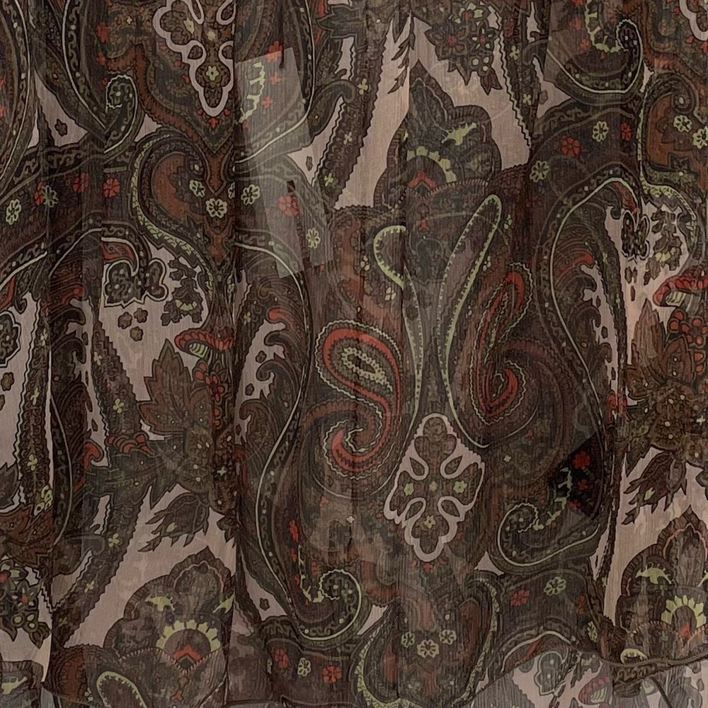 NEW! Rozae Nichols Paisley Silk Blouse - Picture 3 of 14